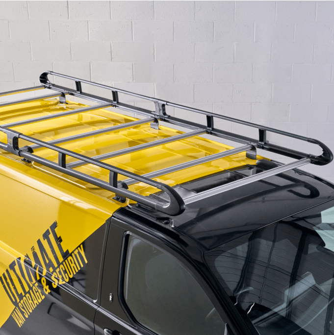 Van Guard Korbträger aus Aluminium in schwarz